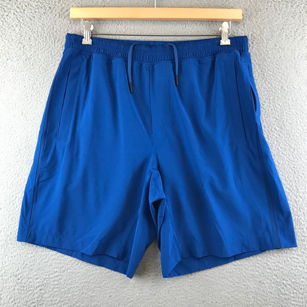 Lululemon Mens XL Blue Lightweight Training Workout Shorts Athletic Gym